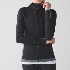 Lululemon Black Rain-On Train-On Jacket